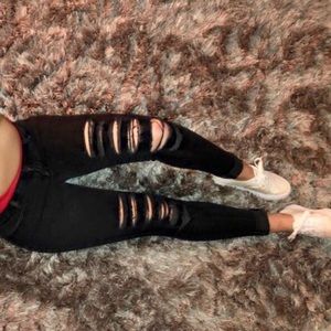 Authentic gray/black J brand skinny jeans.